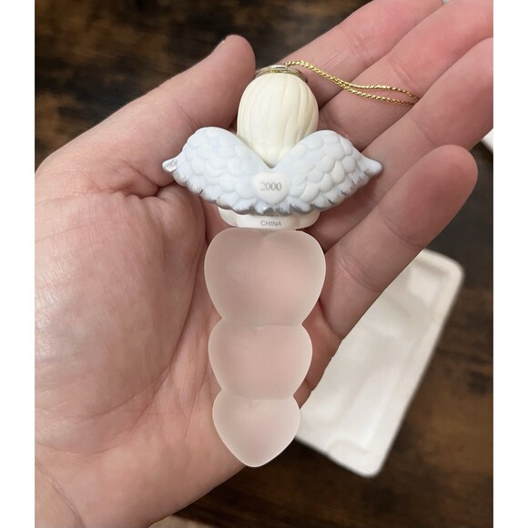 Vintage Precious Moments Angel Icicle Christmas Ornament 2000 Enesco #811769 NIB - Picture 3 of 4